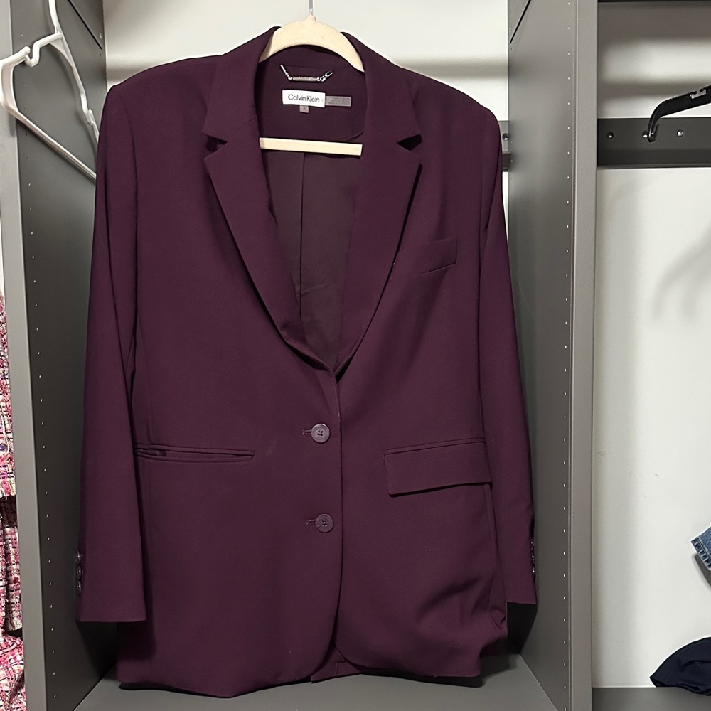Calvin Klein Women's Deep Purple Suit